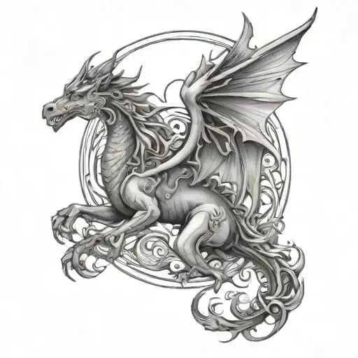 Dragon And Pegasus Womb