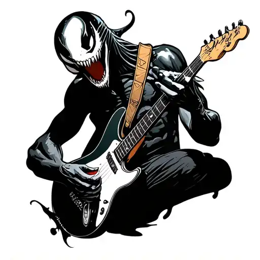 Venom Playing The Guitar
