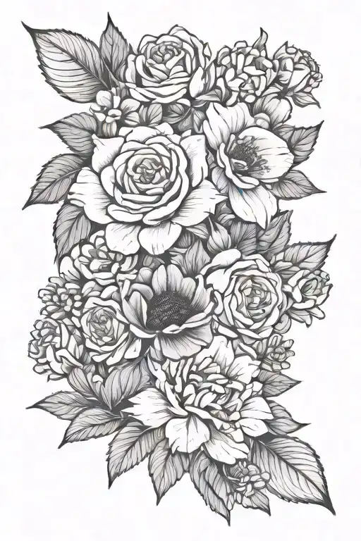 Birth Flower Bouquet