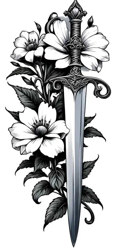 Sword And Flower