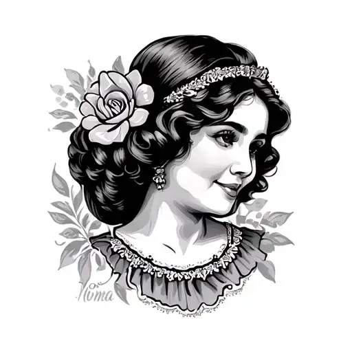 Nonna In Script Font