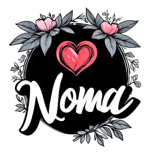 The Word Nonna In Script Font Representing Your Love