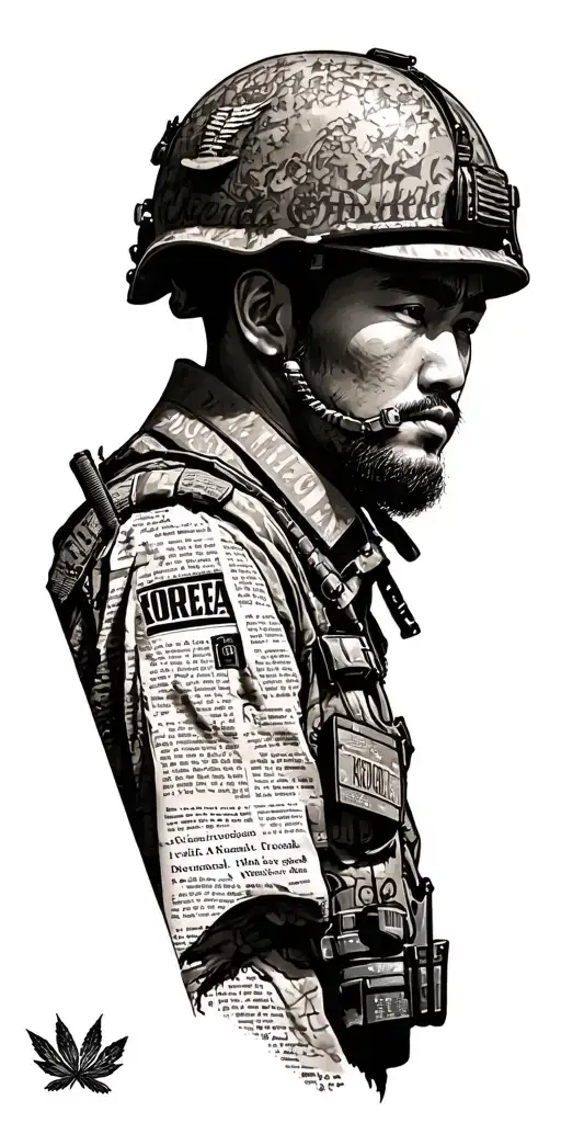 Marines World War 2 Korea Vietnam Newspaper Collage