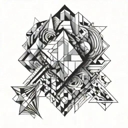 Geometric And Abstract With Lines Formed