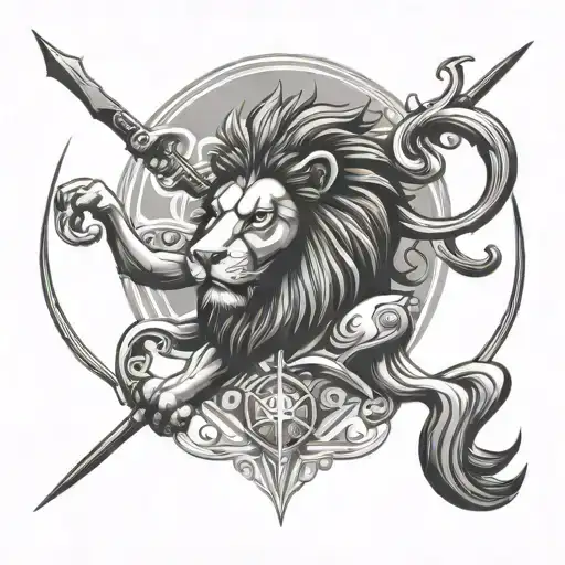Barbados Trident Lion Ovo