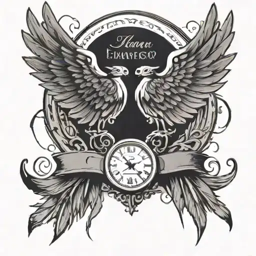 Wings And Date Wrist