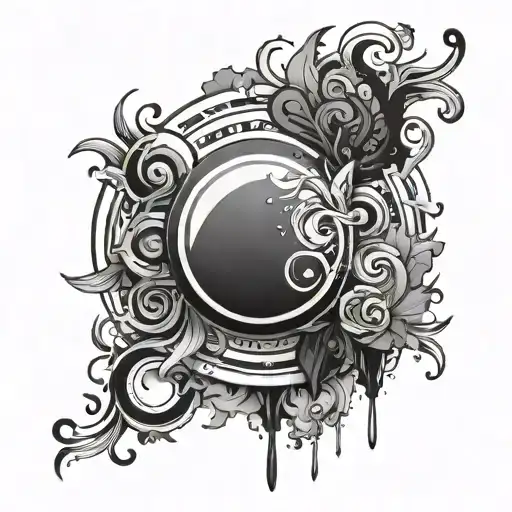 Non Continuous Black Circle