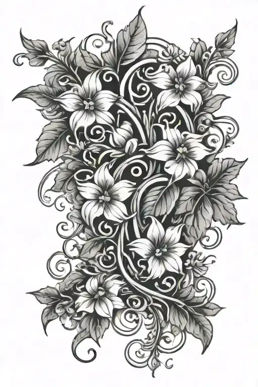 Flowers Vine Wrapping