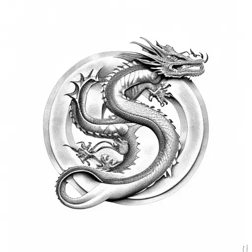 Dragon Ampersand Symbol