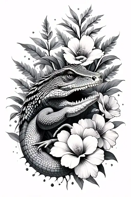 Reptiles And Flowers