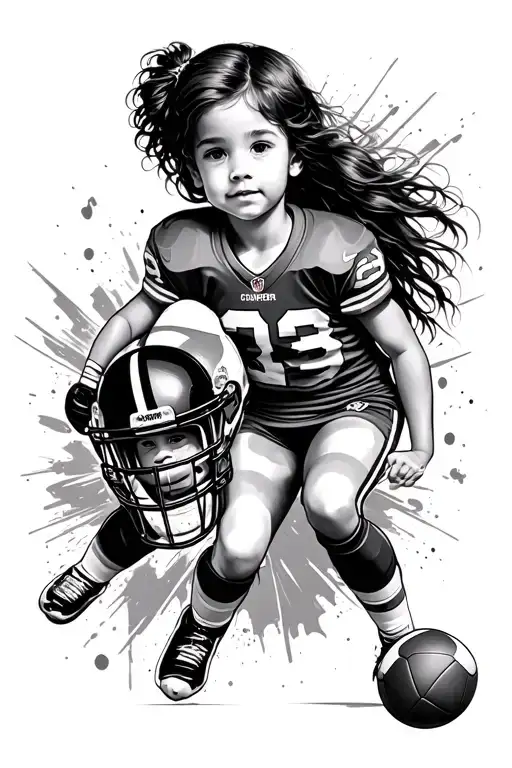 Life Football Girl Child Time Car Vibe