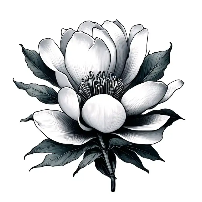 Magnolia Flower Blooming