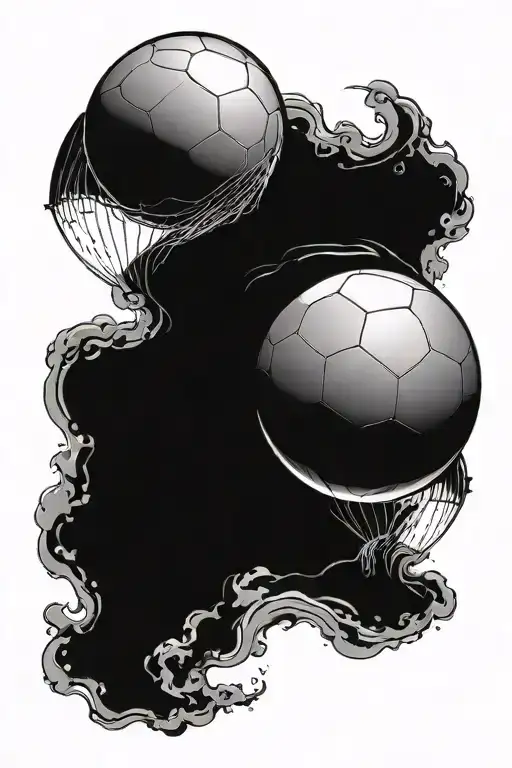 Football In The Balloon