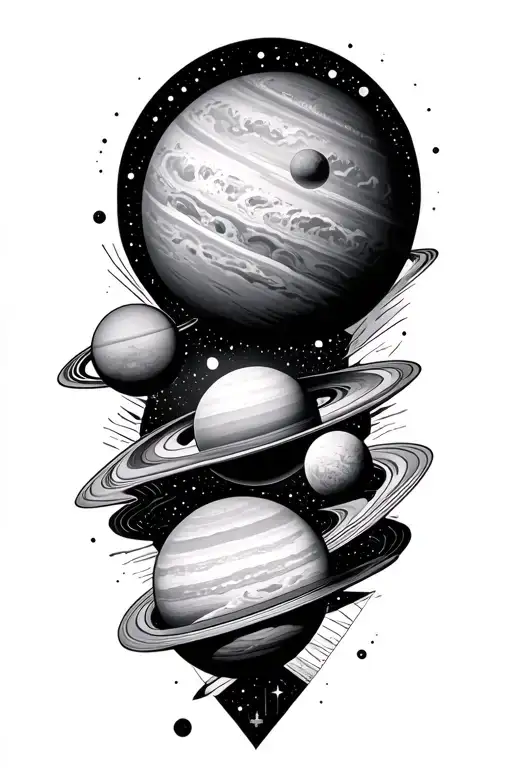 Zodiac Planets Space Themed