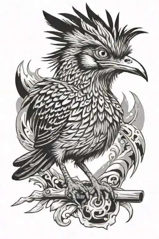 Realism Roadrunner With Cowskull