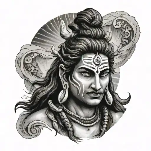 Lord Shiva In Kailash Mountain