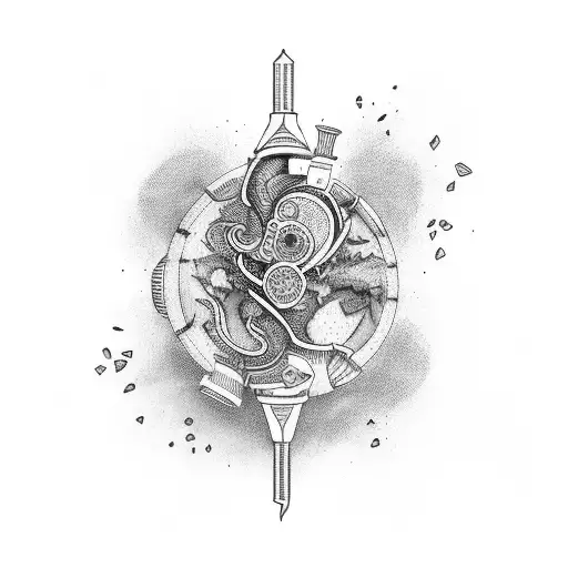 Travel Inspired Sleeve