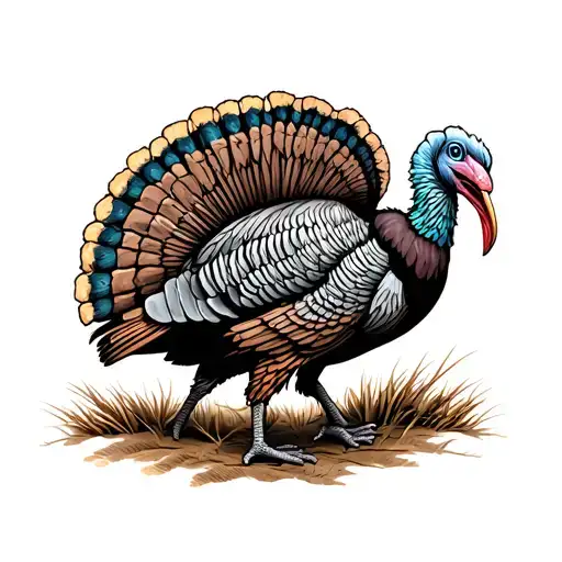 Hunting Turkeys With Deer Tracks Forming