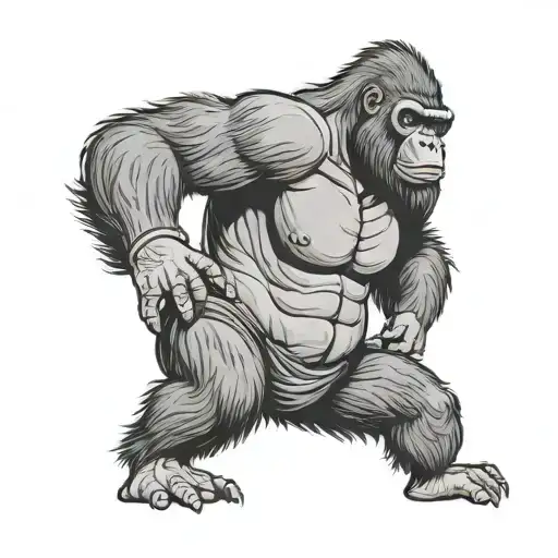 Body Slamming A Gorilla