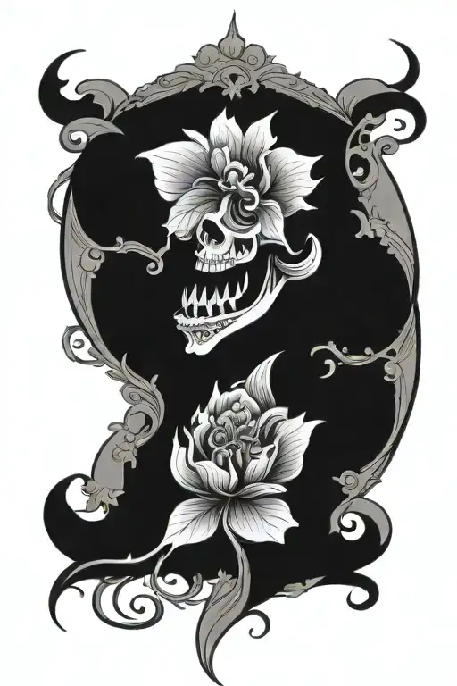Hip Tattoo Design