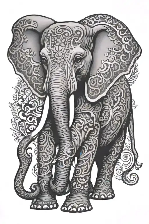 Elephant Adorned