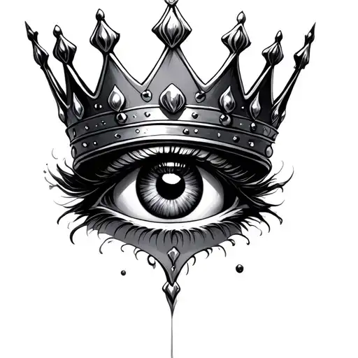 A Crown With A Eye In The Middle