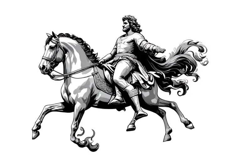 Alexander The Great On A Horse