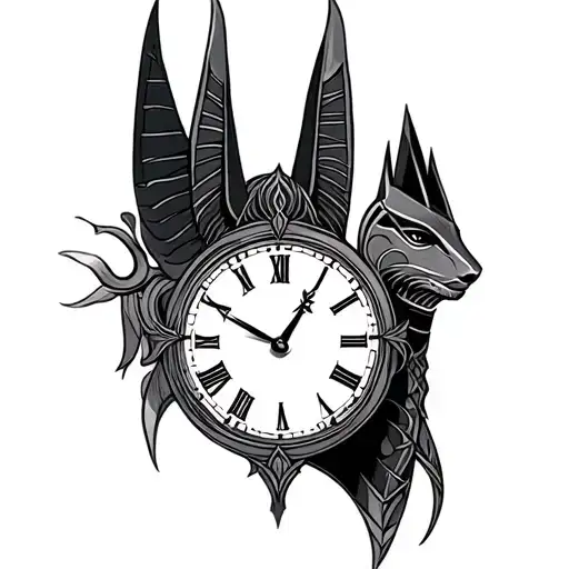 Anubis Clock