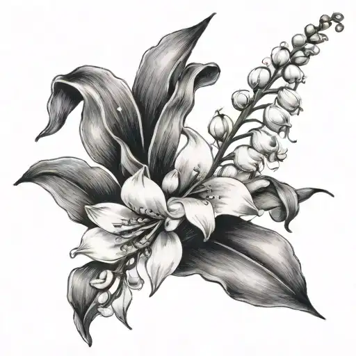 Quote And Lily Of The Valley Flower