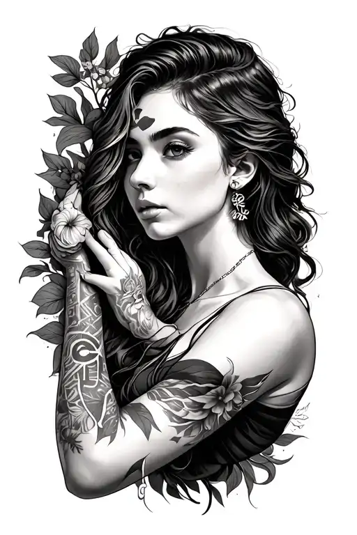 Chasing And Following Ur Dreams I Want Whole Forearm Front And Back With Words