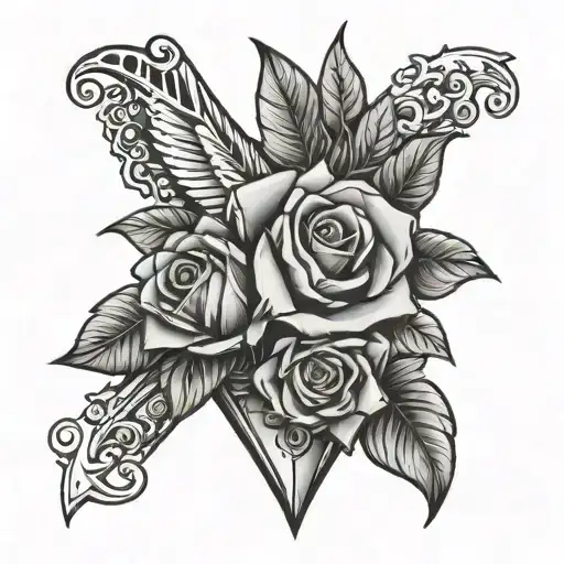 Broken Sword Wrapped Together Representing The Client's Love