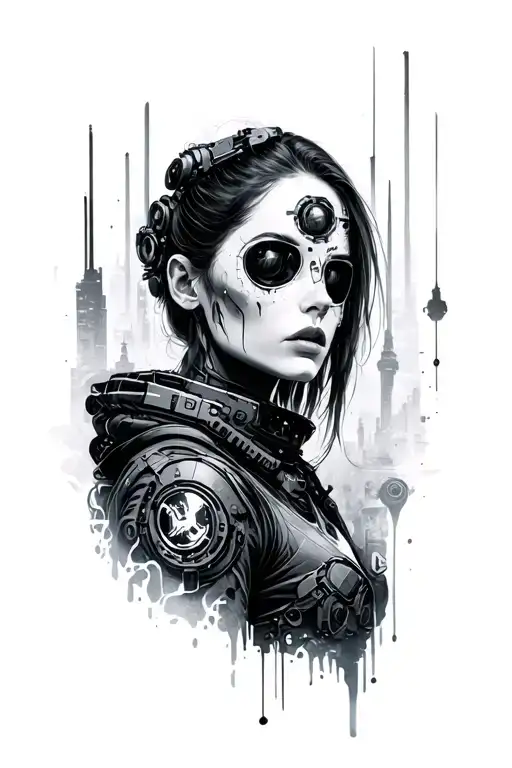 Dystopian Cyberpunk World