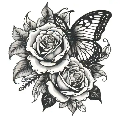 Buterrfly Rose Blessed