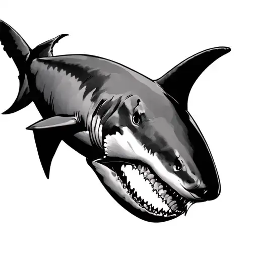 Hammerhead Shark Swimming