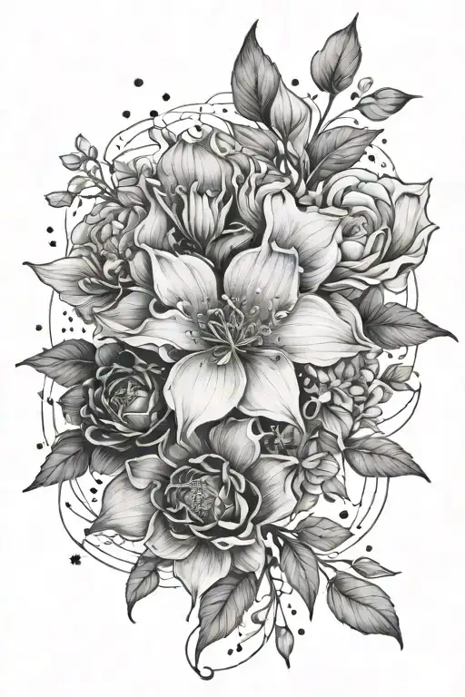 July Birth Flower With The Constellation Cancer