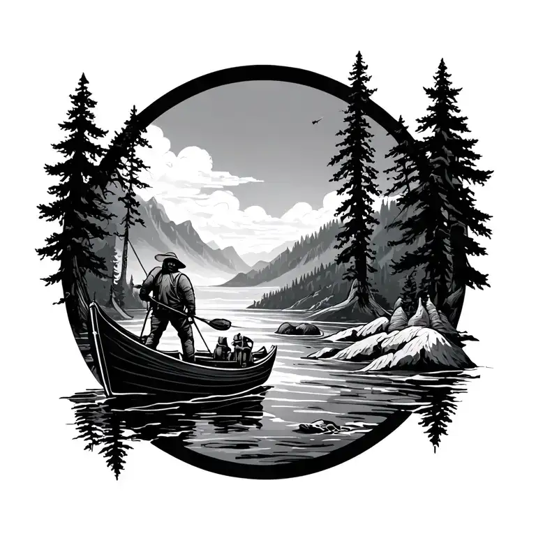 Adventure Themed Tattoo Line