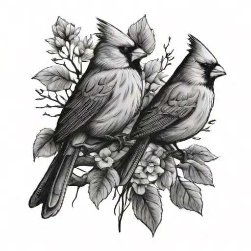 Father Daughter Nature Memory Cardinals