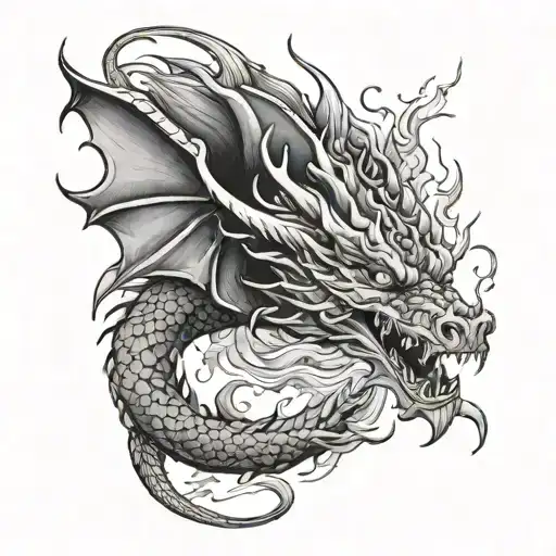 Dragon Breathing Fire