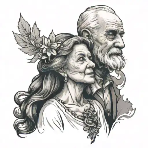 A Tattoo Dedicated To The Love Of A Creative Grandfather And Grandmother Not So Great