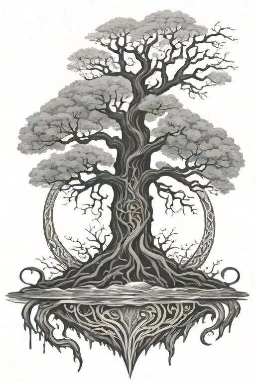 Yggdrasil In Water Darken Everything