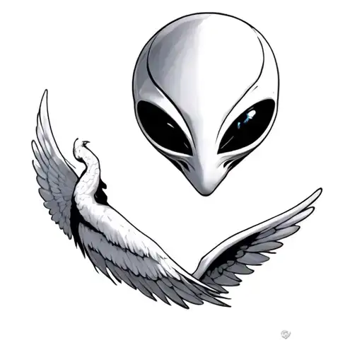 Alien Angel Watching