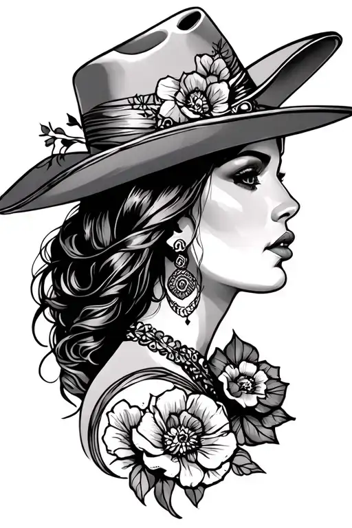 Western Style Tattoos Women