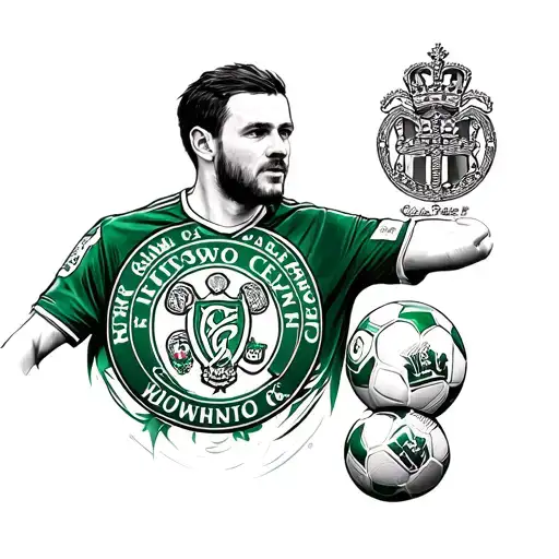 Brother Walfried And Glasgow Celtic Football Club