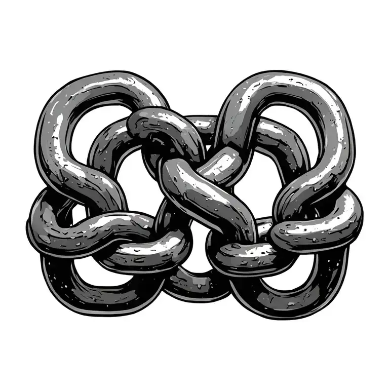 Ball And Chain Wit Broken Chain