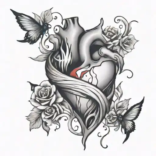 Tattoo That Represent Heartbreak And One-sided Love