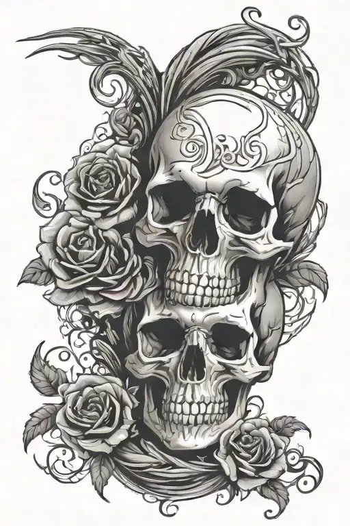 Skull Rose Tornado