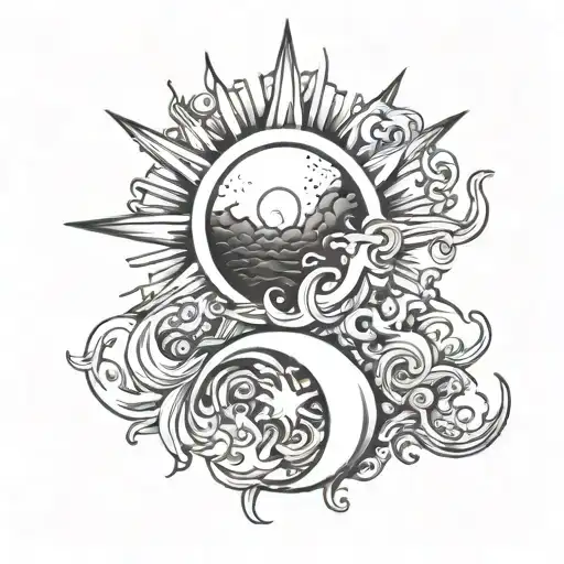 Sun Fire And Moon Water