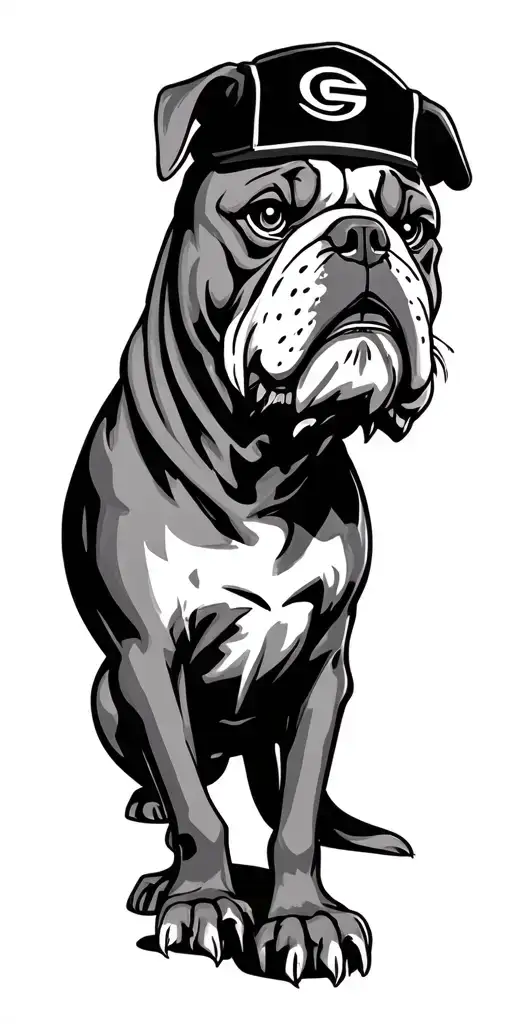 Nerdy Horror Georgia Bulldogs Mascot Combined