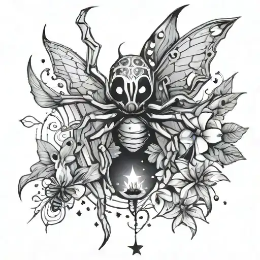 Spider And Fairies And Stars And Hearts And 777