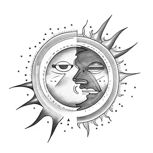 Sun And Moon Simple